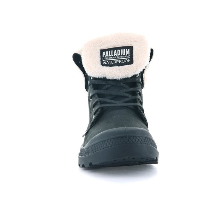 Palladium Baggy Leather ESS WPS Boots γυναικεια μαυρα | MNWB37840