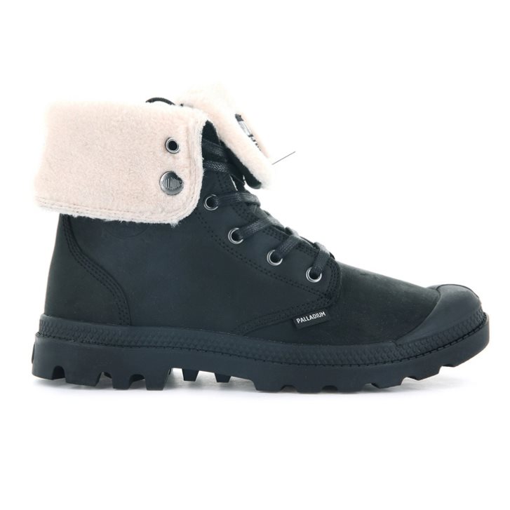 Palladium Baggy Leather ESS WPS Boots γυναικεια μαυρα | MNWB37840