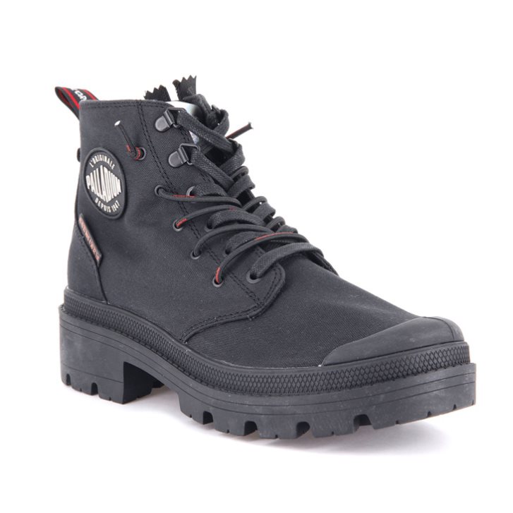 Palladium Pallabase Metro Boots γυναικεια μαυρα | FUGN35216