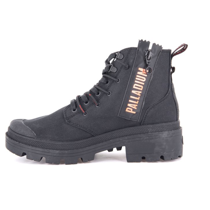 Palladium Pallabase Metro Boots γυναικεια μαυρα | FUGN35216