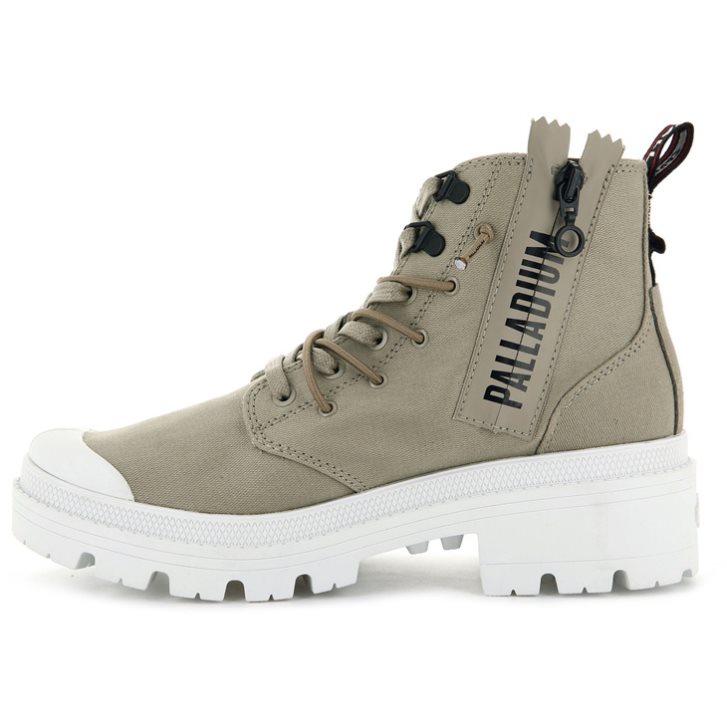 Palladium Pallabase Metro Boots γυναικεια Ελιά | QAPZ08719