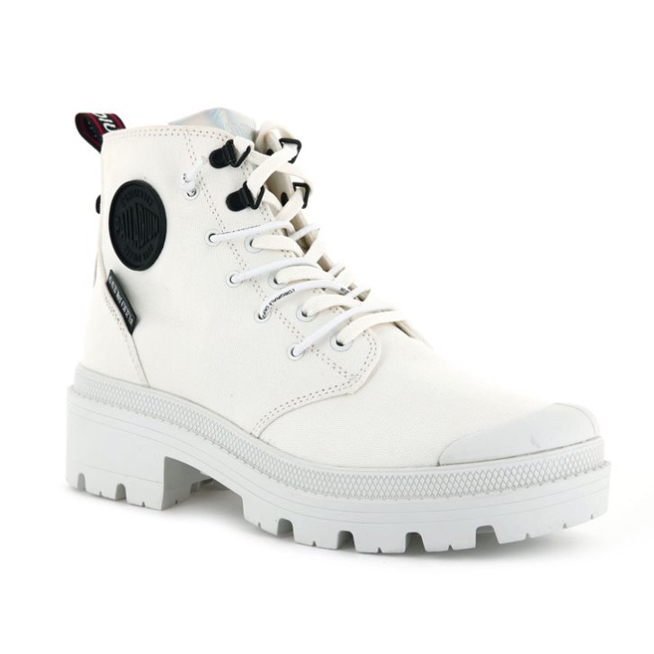 Palladium Pallabase Metro Boots γυναικεια ασπρα | QXGS25461