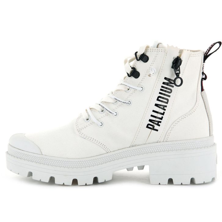 Palladium Pallabase Metro Boots γυναικεια ασπρα | QXGS25461