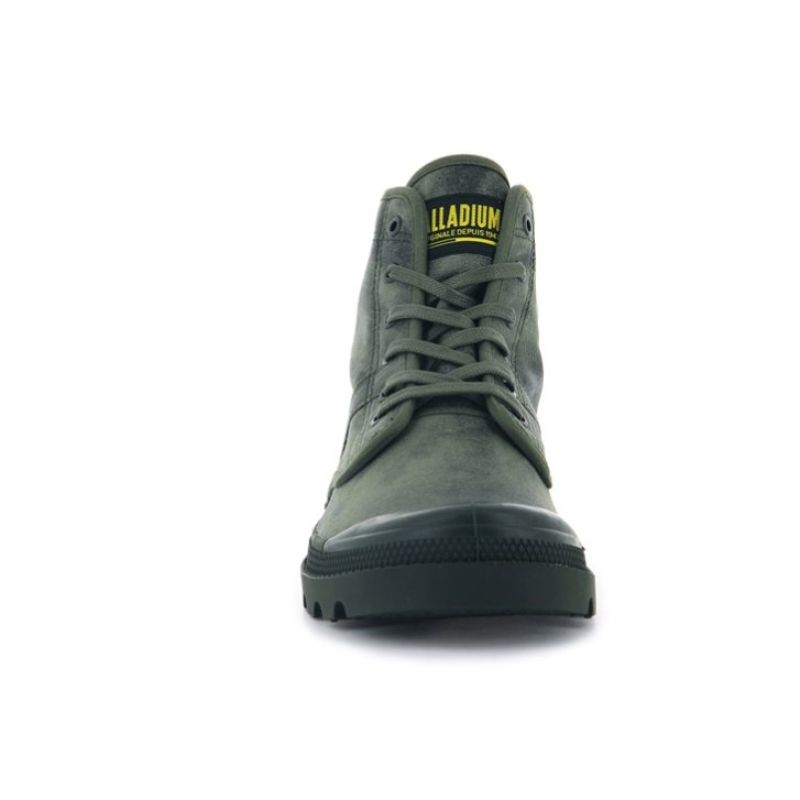 Palladium Pallabrousse Legion WAX Boots γυναικεια Ελιά | UYPH97382