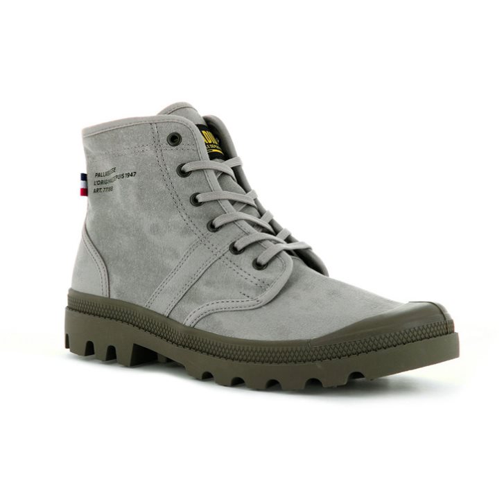 Palladium Pallabrousse Legion WAX Boots γυναικεια γκρι | VJIQ57623