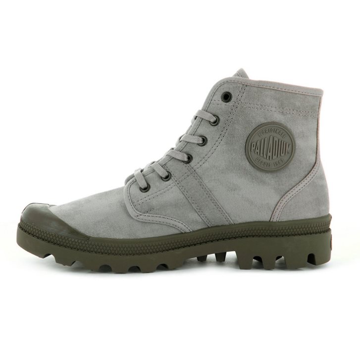 Palladium Pallabrousse Legion WAX Boots γυναικεια γκρι | VJIQ57623