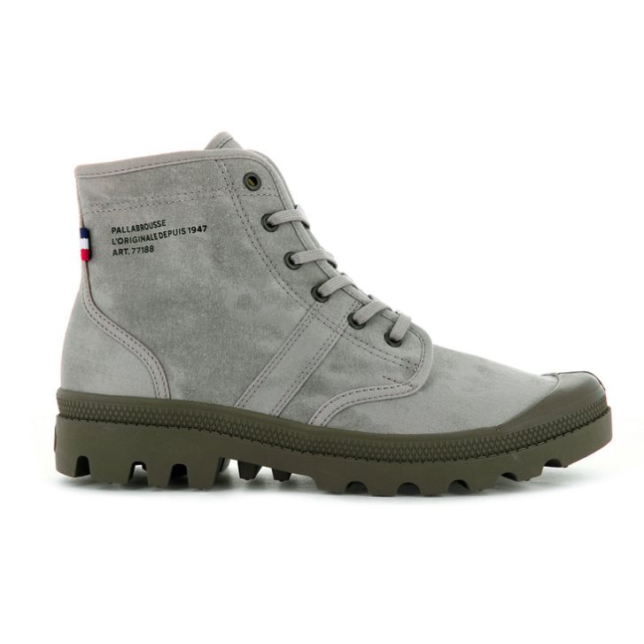 Palladium Pallabrousse Legion WAX Boots γυναικεια γκρι | VJIQ57623