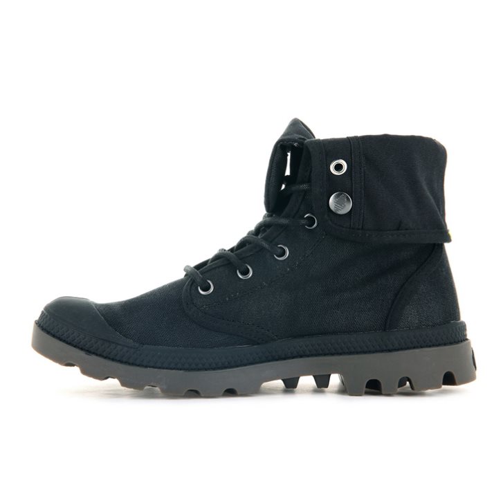 Palladium Pampa Baggy WAX Boots γυναικεια μαυρα | LQHA68231