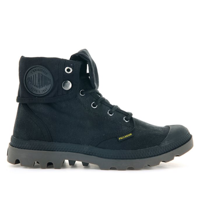 Palladium Pampa Baggy WAX Boots γυναικεια μαυρα | LQHA68231