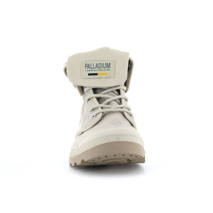 Palladium Pampa Baggy WAX Boots γυναικεια ανοιχτο γκρι | UOSH79520