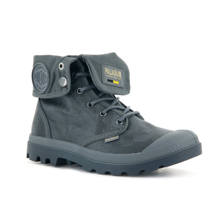 Palladium Pampa Baggy WAX Boots γυναικεια σκούρο γκρι | YKLT45902