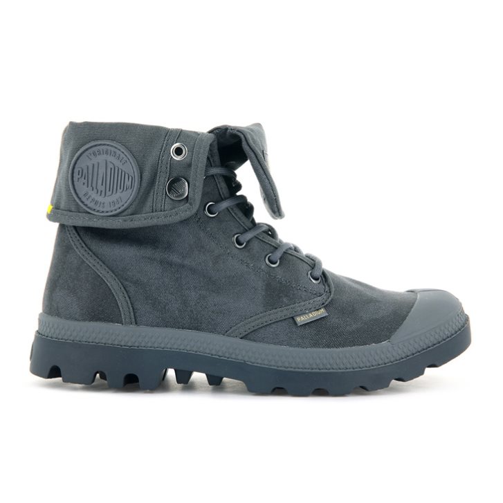 Palladium Pampa Baggy WAX Boots γυναικεια σκούρο γκρι | YKLT45902