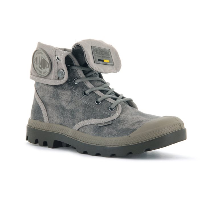 Palladium Pampa Baggy WAX Boots γυναικεια γκρι | ZPBL05763