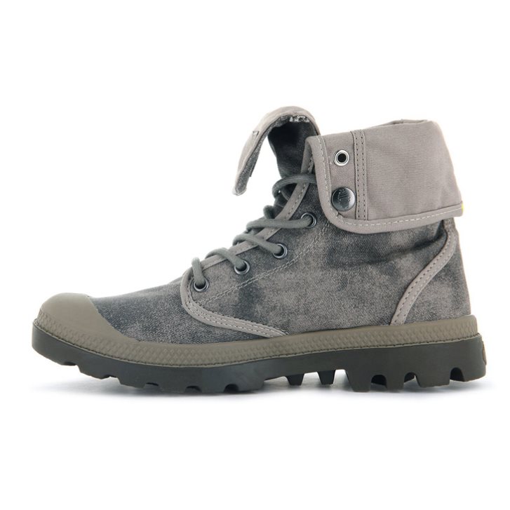 Palladium Pampa Baggy WAX Boots γυναικεια γκρι | ZPBL05763