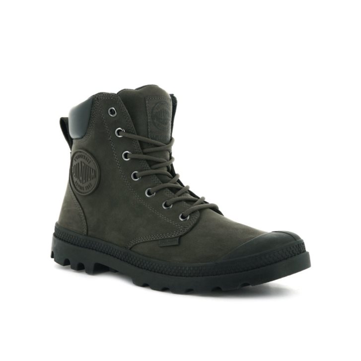 Palladium Pampa Cuff WP LUX Boots γυναικεια Ελιά | YUNJ36910