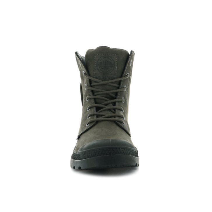 Palladium Pampa Cuff WP LUX Boots γυναικεια Ελιά | YUNJ36910