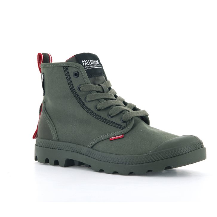 Palladium Pampa Dare 2 Survive Boots γυναικεια Ελιά | CWUK93127