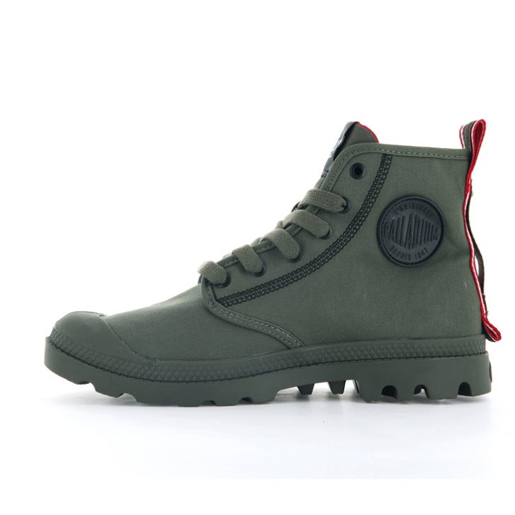 Palladium Pampa Dare 2 Survive Boots γυναικεια Ελιά | CWUK93127