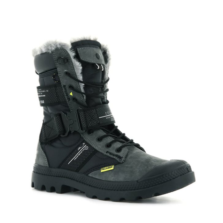 Palladium Pampa Europa Tactical Boots γυναικεια μαυρα | ZYLG60197