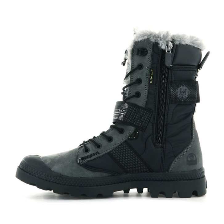 Palladium Pampa Europa Tactical Boots γυναικεια μαυρα | ZYLG60197