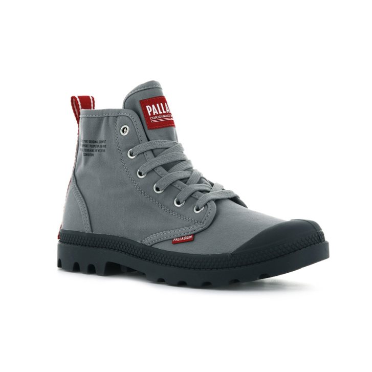 Palladium Pampa Hi Dare Boots γυναικεια γκρι | AJTK87423