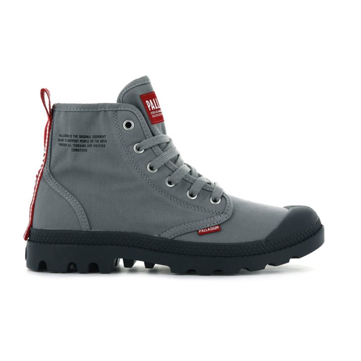 Palladium Pampa Hi Dare Boots γυναικεια γκρι | AJTK87423