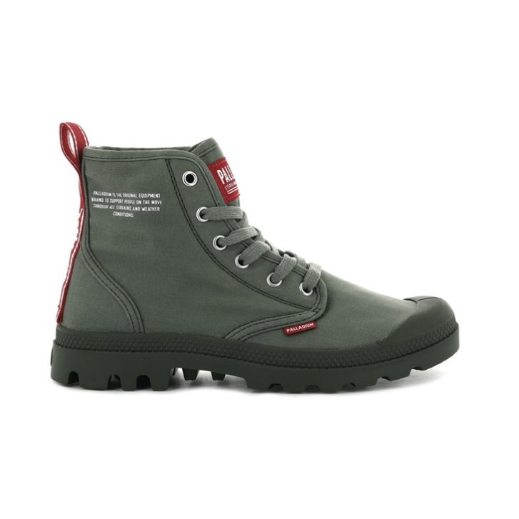 Palladium Pampa Hi Dare Boots γυναικεια Ελιά | EAUV30642