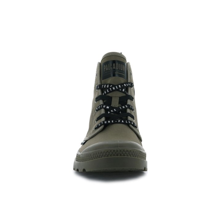 Palladium Pampa Hi Future Boots γυναικεια Ελιά | GWBX80563