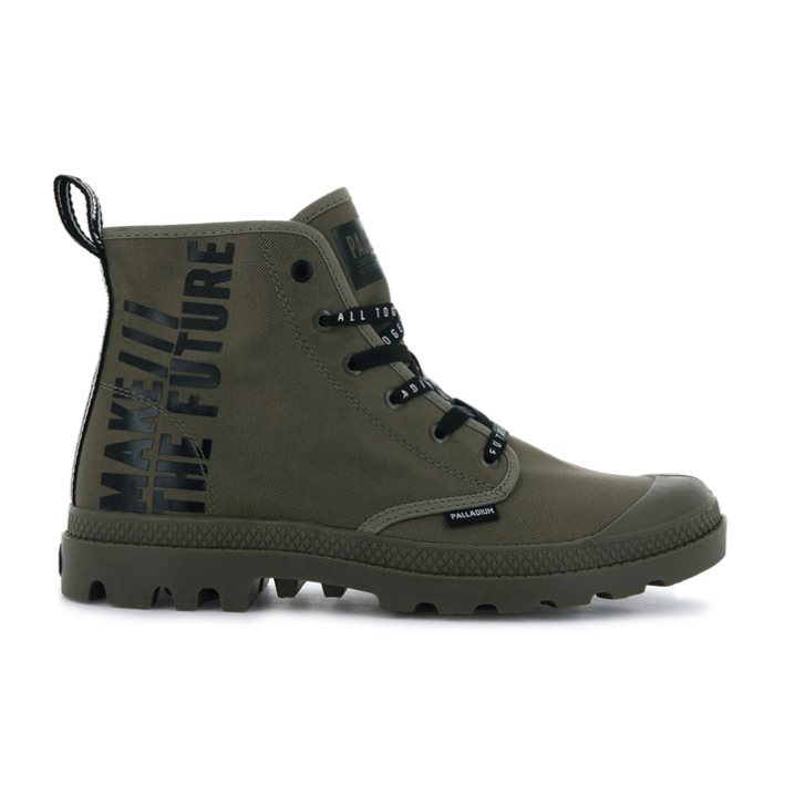 Palladium Pampa Hi Future Boots γυναικεια Ελιά | GWBX80563