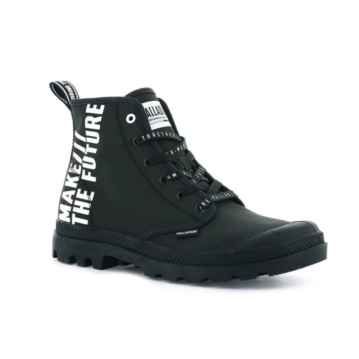 Palladium Pampa Hi Future Boots γυναικεια μαυρα | YNAL29310