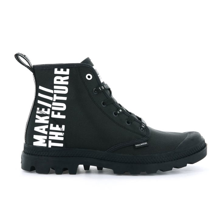 Palladium Pampa Hi Future Boots γυναικεια μαυρα | YNAL29310