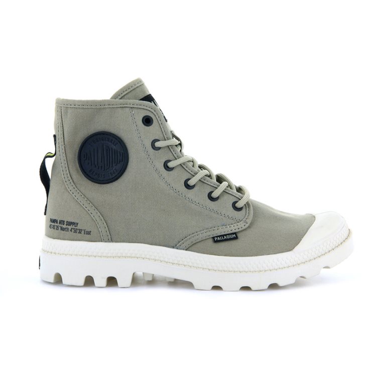 Palladium Pampa Hi Htg Supply Boots γυναικεια πρασινο | AKTL35248