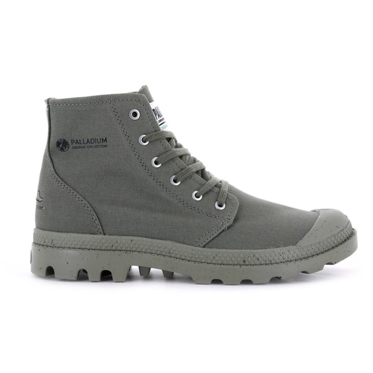 Palladium Pampa Hi Organic II Boots γυναικεια γκρι | TKUJ86097