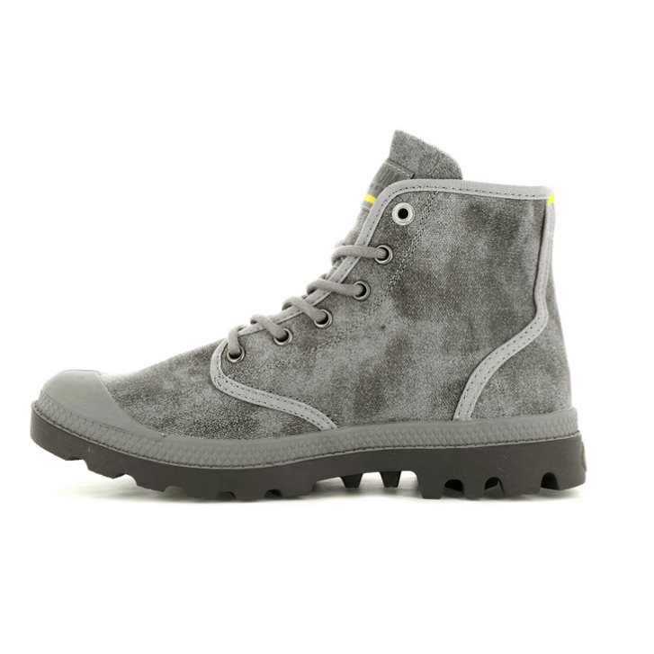 Palladium Pampa Hi WAX Boots γυναικεια γκρι | HXVB37051