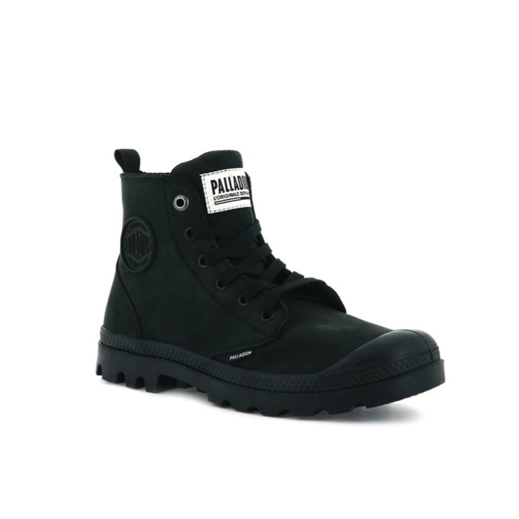 Palladium Pampa Hi Zip Nubuck Boots γυναικεια μαυρα | ZFUB48692