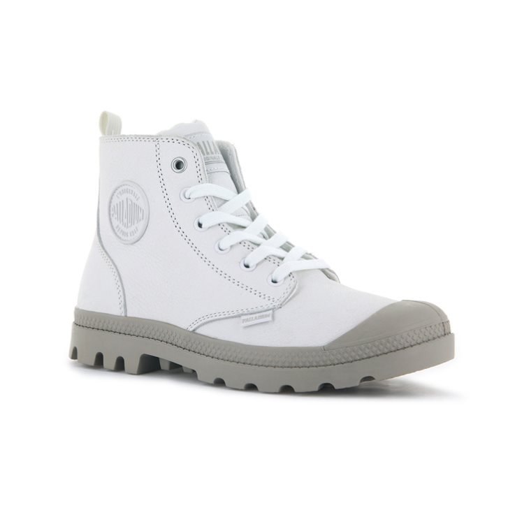 Palladium Pampa Hi Zip SL Boots γυναικεια ασπρα | PWOX31742