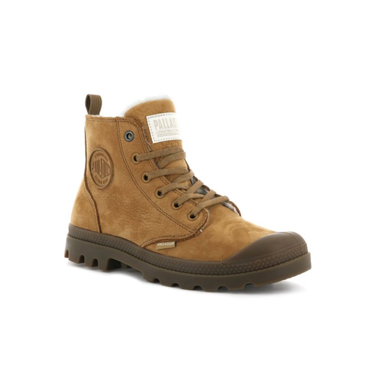 Palladium Pampa Hi Zip WL Boots γυναικεια καφε | JMPU48670