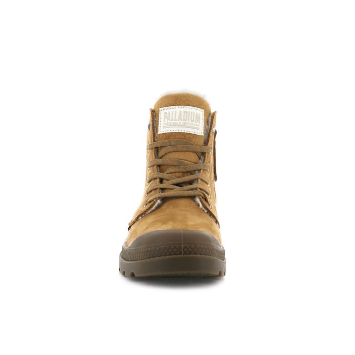 Palladium Pampa Hi Zip WL Boots γυναικεια καφε | JMPU48670