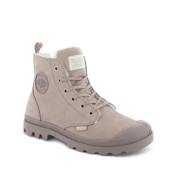 Palladium Pampa Hi Zip WL Boots γυναικεια ροζ | KWMH02189