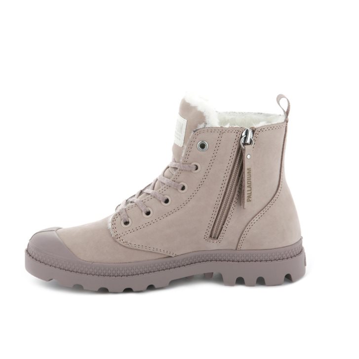 Palladium Pampa Hi Zip WL Boots γυναικεια ροζ | KWMH02189