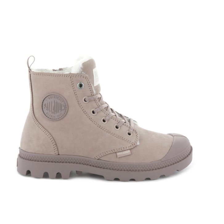 Palladium Pampa Hi Zip WL Boots γυναικεια ροζ | KWMH02189