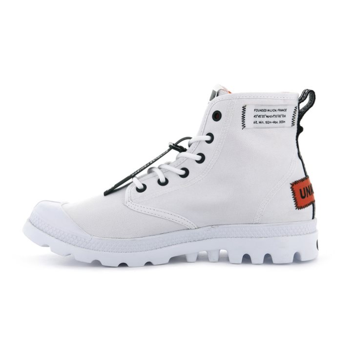 Palladium Pampa Lite Overlab Boots γυναικεια ασπρα | VTAW07398