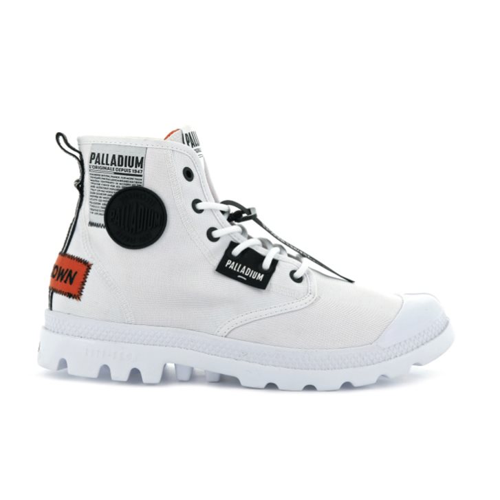 Palladium Pampa Lite Overlab Boots γυναικεια ασπρα | VTAW07398