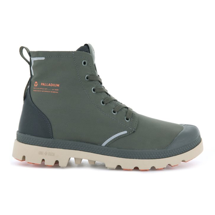 Palladium Pampa Lite+ Recycle WP+ Boots γυναικεια Ελιά | DJPI47296