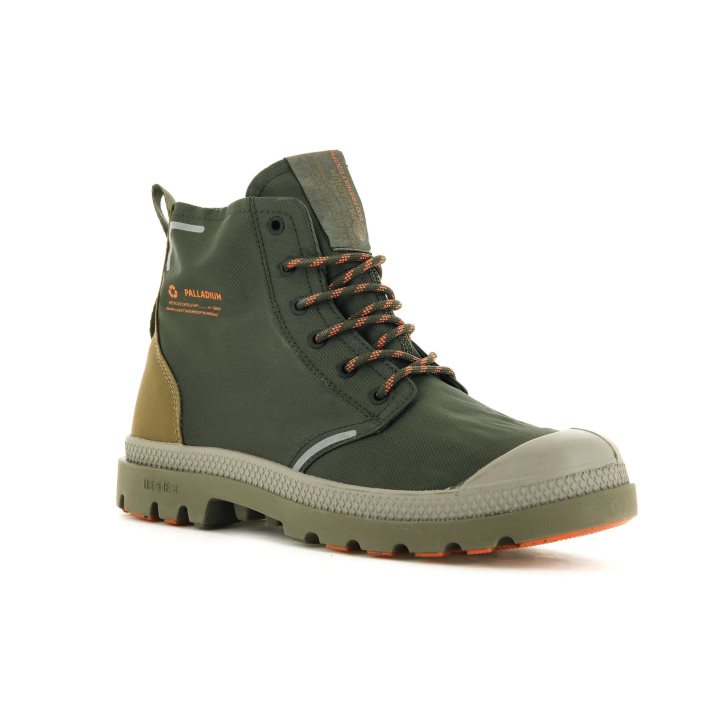 Palladium Pampa Lite+ Recycle WP+ Boots γυναικεια Ελιά | OEIS17396