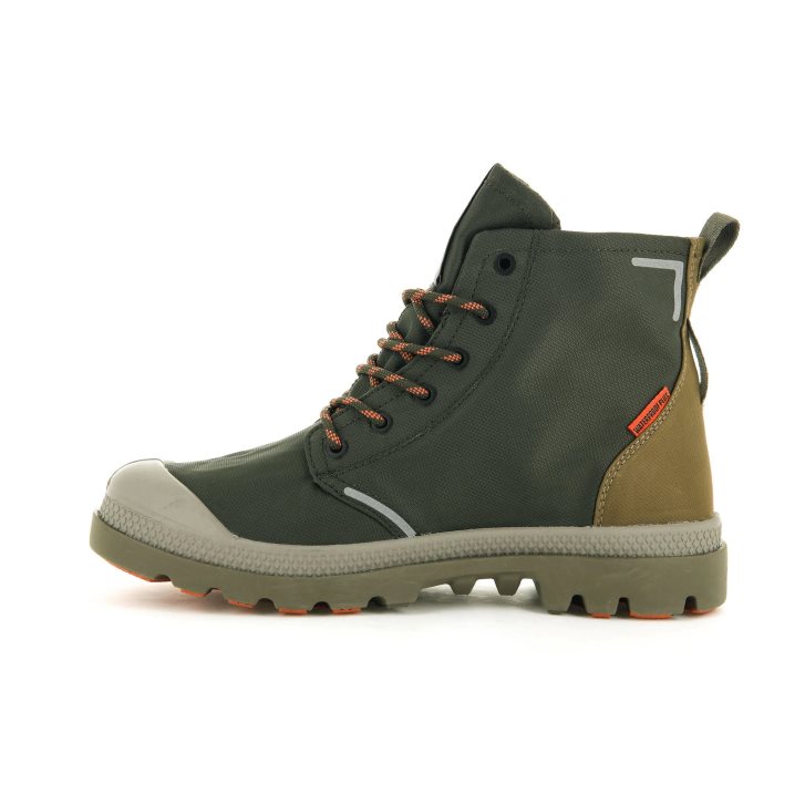 Palladium Pampa Lite+ Recycle WP+ Boots γυναικεια Ελιά | OEIS17396