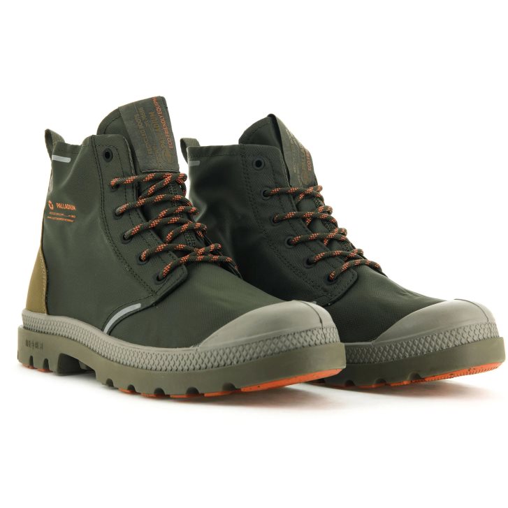 Palladium Pampa Lite+ Recycle WP+ Boots γυναικεια Ελιά | OEIS17396