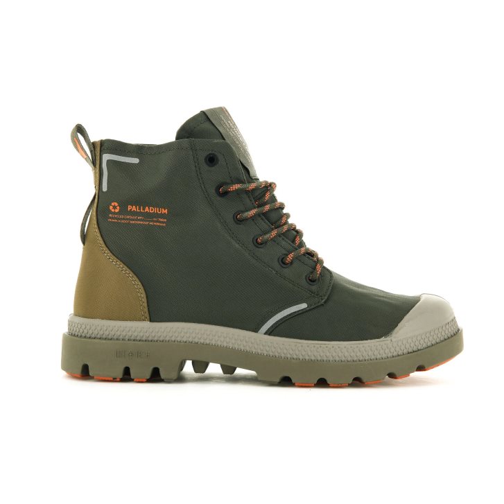 Palladium Pampa Lite+ Recycle WP+ Boots γυναικεια Ελιά | OEIS17396