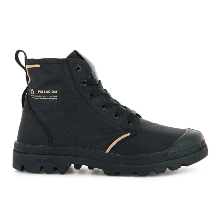 Palladium Pampa Lite+ Recycle WP+ Boots γυναικεια μαυρα | STCE63740