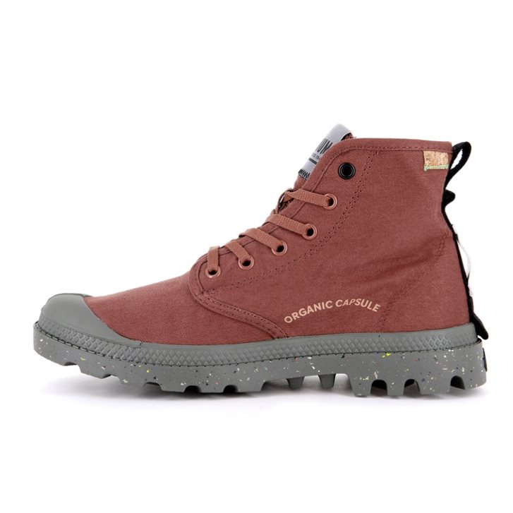 Palladium Pampa Organic Metro Boots γυναικεια κοραλι | BDIL02675